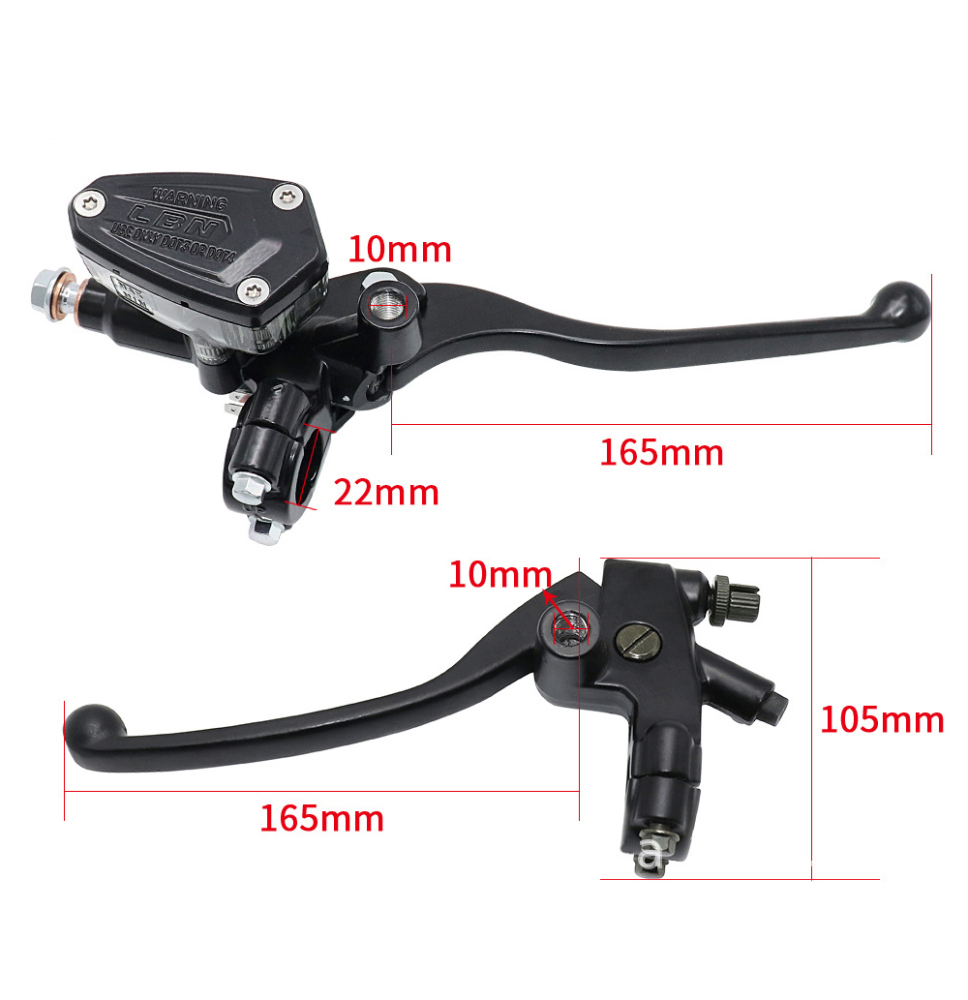 Motorcycle Hydraulic Brake Levers Cafe Racer Clutch Lever