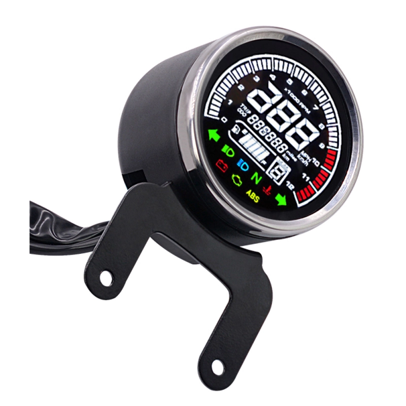 Digital Motorcycle Speedometer Odometer Gauge