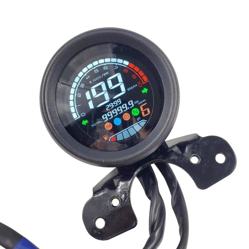 Digital LED Motorcycle Speedometer Odometer Gauges