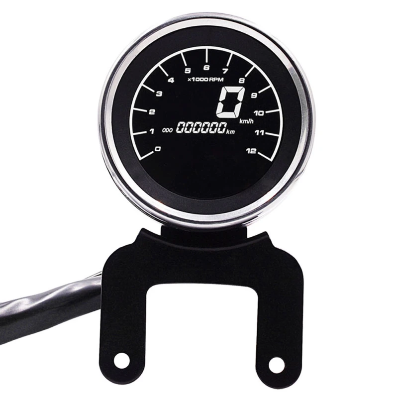 Digital Motorcycle Speedometer Odometer Gauge