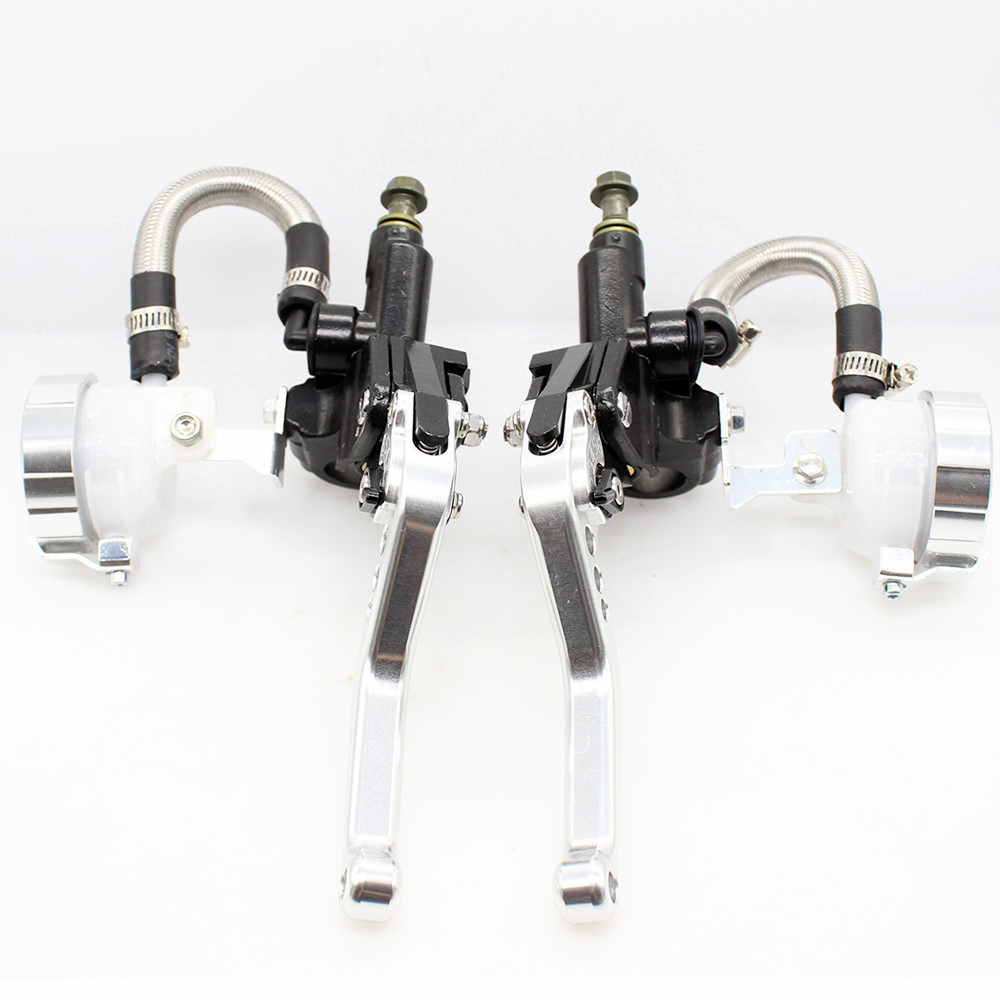 Vintage Cafe Racer Hydraulic Brake Clutch Levers Set