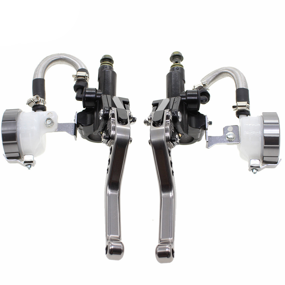 Vintage Cafe Racer Hydraulic Brake Clutch Levers Set