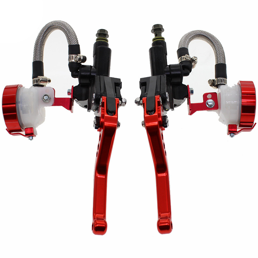 Vintage Cafe Racer Hydraulic Brake Clutch Levers Set