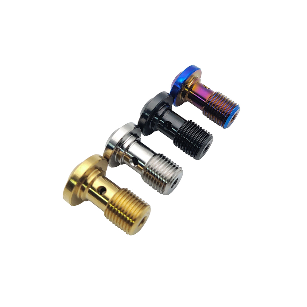Titanium Alloy Motorcycle Brake Line Banjo Screw Brake Lever Screws M10*1.25/1.0
