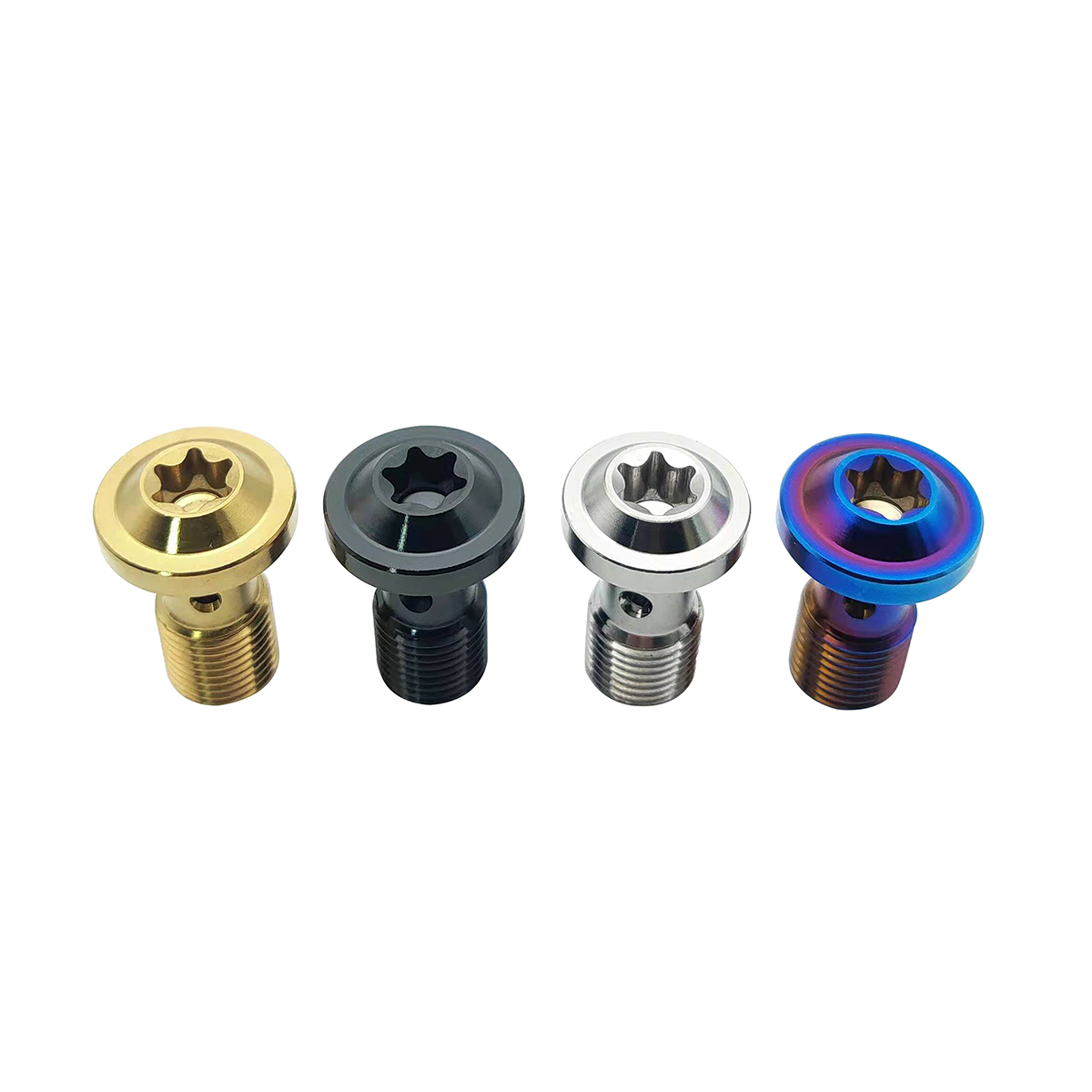 Titanium Alloy Motorcycle Brake Line Banjo Screw Brake Lever Screws M10*1.25/1.0