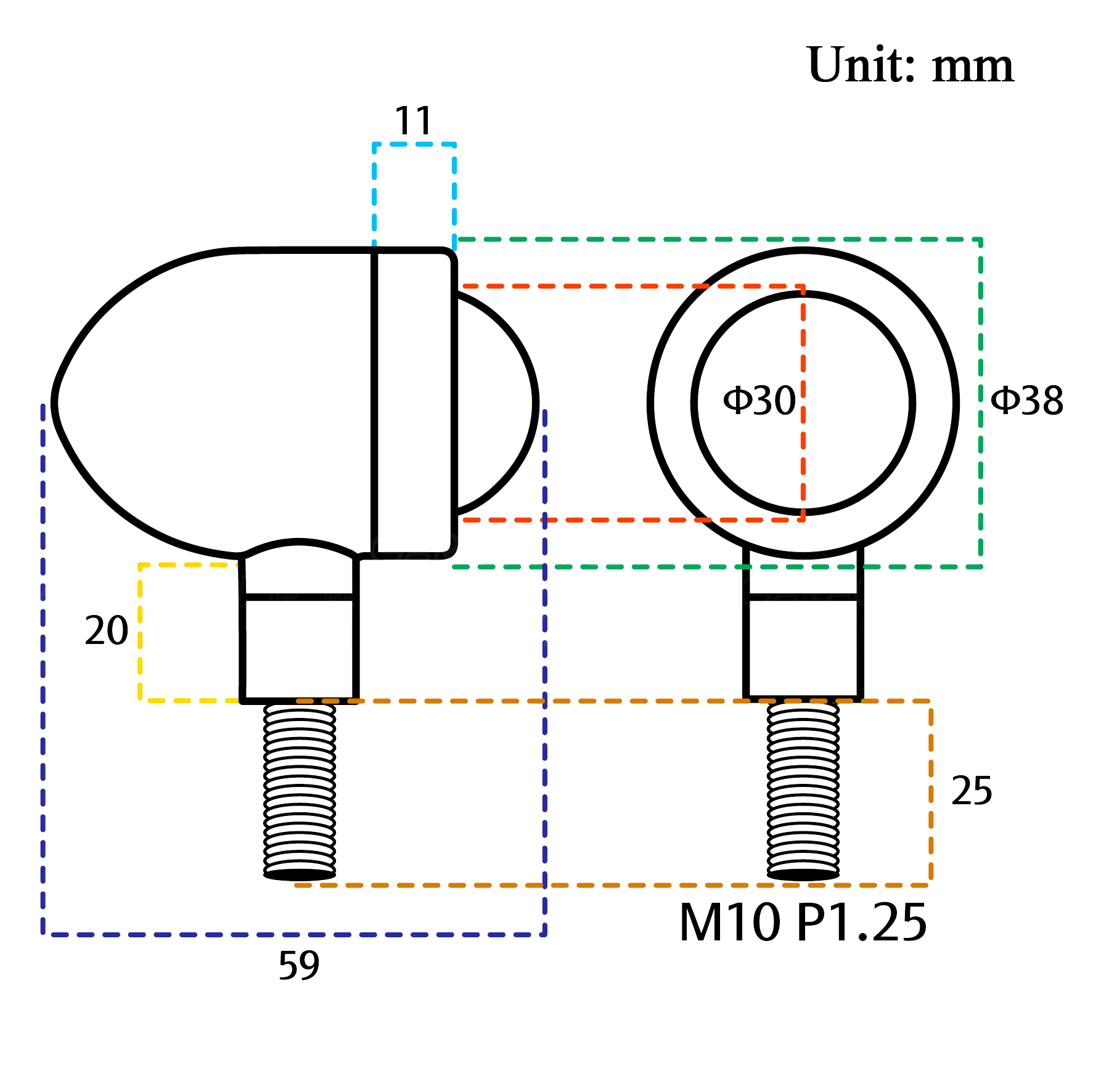 Universal LED Blinkers for Motorcycle Turn Signal Light