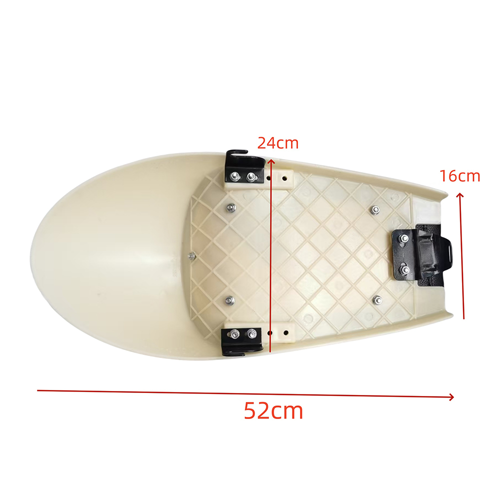 Unpainted Cafe Racer Motorcycle Seat with Cowl