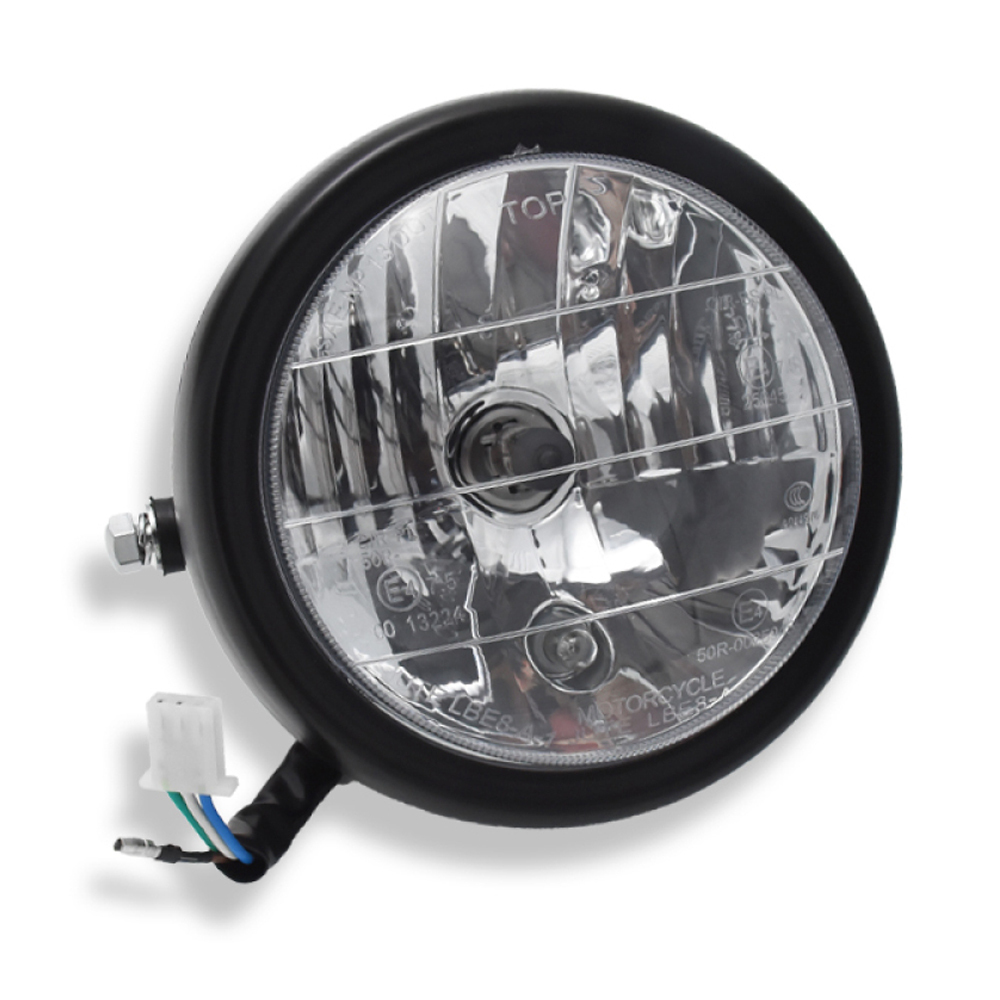 Vintage Motorcycle Halogen Headlight