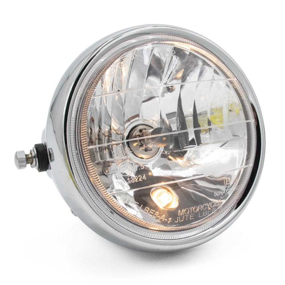 Vintage Motorcycle Halogen Headlight