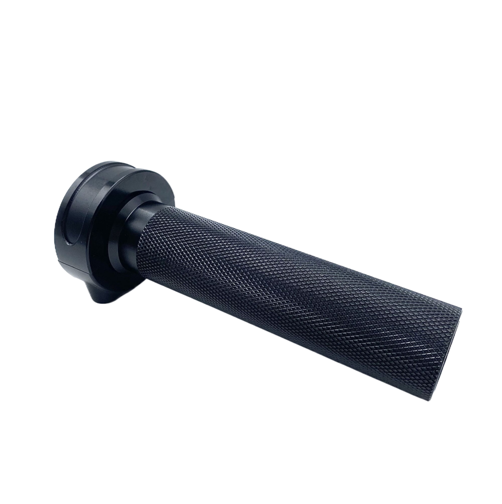 7/8" 22mm CNC Machined Aluminum Motorcycle Throttle Grip Assembly (Single / Dual Cable)