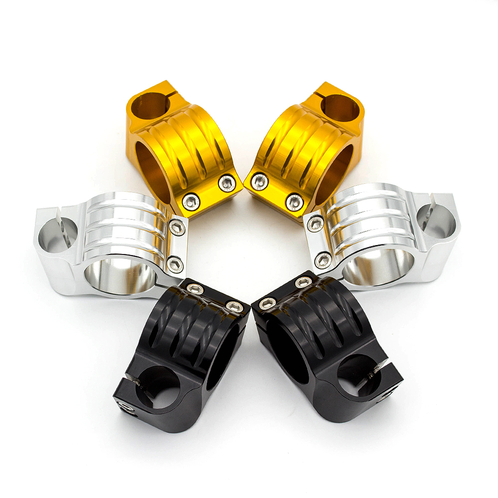 7/8" 22mm CNC Aluminum Motorcycle Handlebar Clamp Bar Holder for Cafe Racer