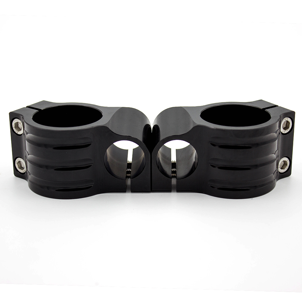 7/8" 22mm CNC Aluminum Motorcycle Handlebar Clamp Bar Holder for Cafe Racer