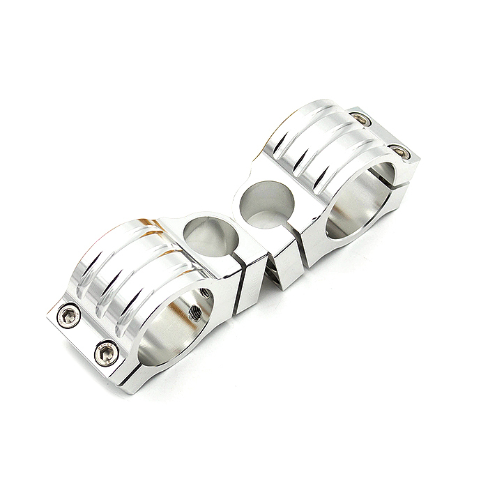7/8" 22mm CNC Aluminum Motorcycle Handlebar Clamp Bar Holder for Cafe Racer
