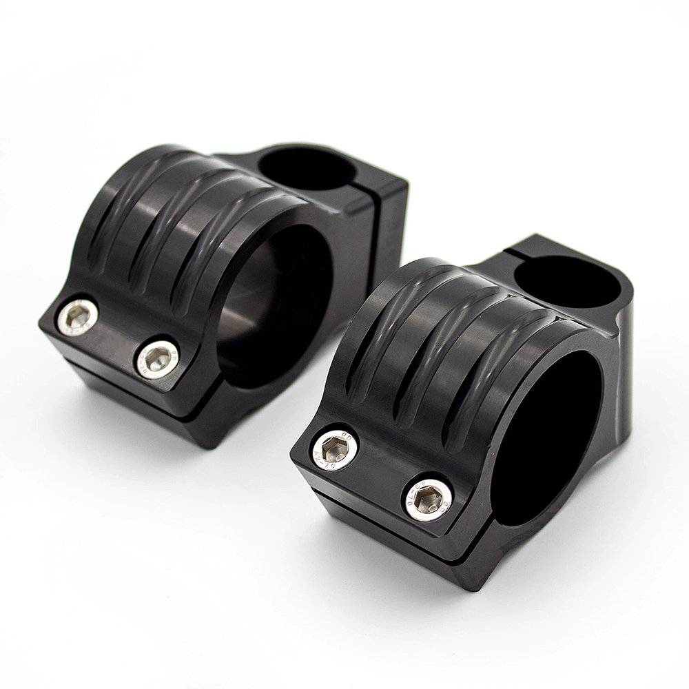7/8" 22mm CNC Aluminum Motorcycle Handlebar Clamp Bar Holder for Cafe Racer