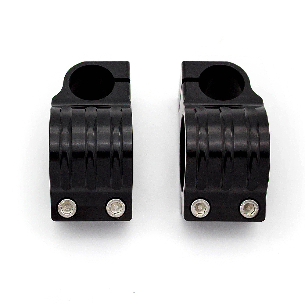 7/8" 22mm CNC Aluminum Motorcycle Handlebar Clamp Bar Holder for Cafe Racer