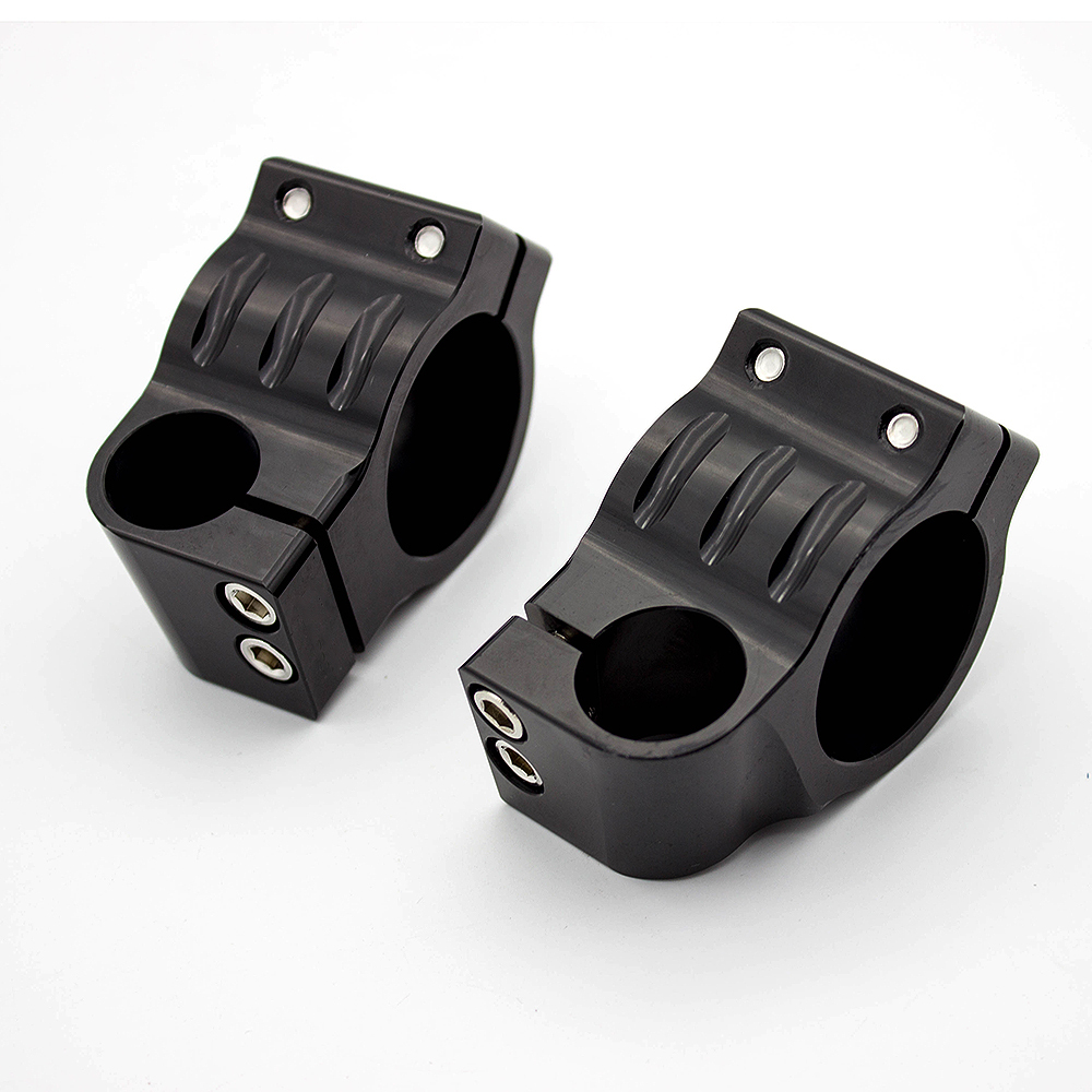 7/8" 22mm CNC Aluminum Motorcycle Handlebar Clamp Bar Holder for Cafe Racer