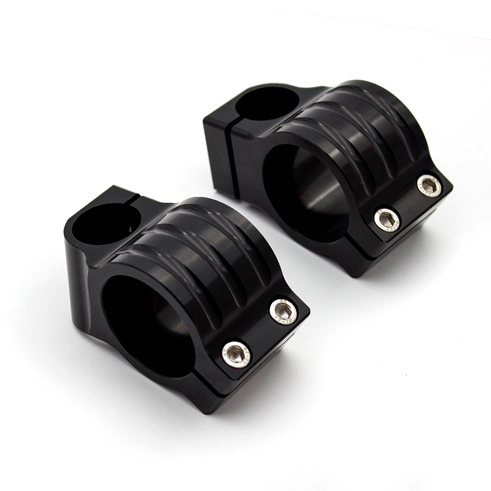 7/8" 22mm CNC Aluminum Motorcycle Handlebar Clamp Bar Holder for Cafe Racer