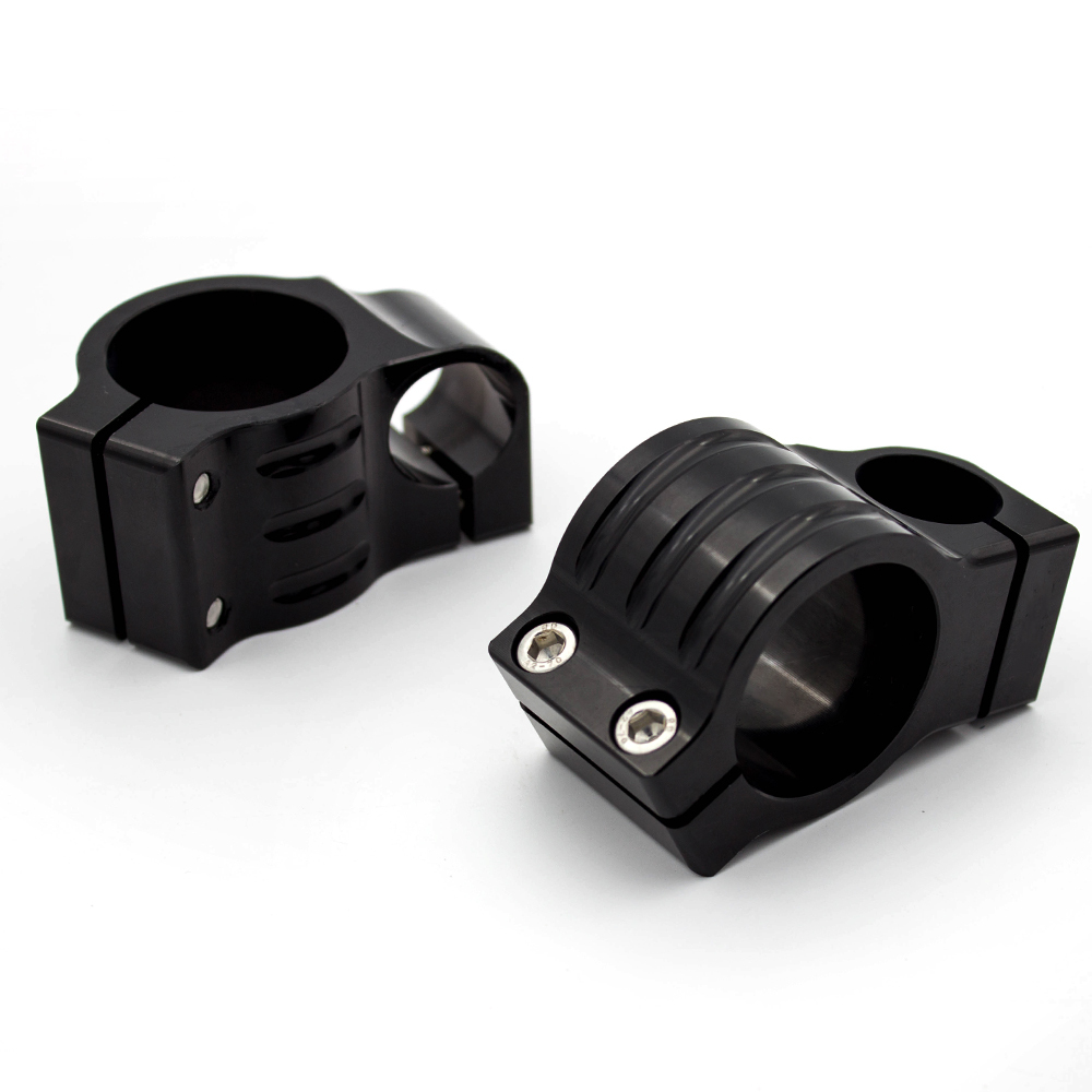 7/8" 22mm CNC Aluminum Motorcycle Handlebar Clamp Bar Holder for Cafe Racer