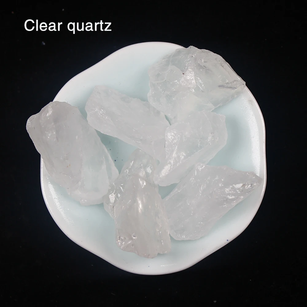 50g/bag Natural Irregular Crystal Quartz Rock Healing Ore Ornament Mineral Energy Stone for Garden fish tank decoration stone