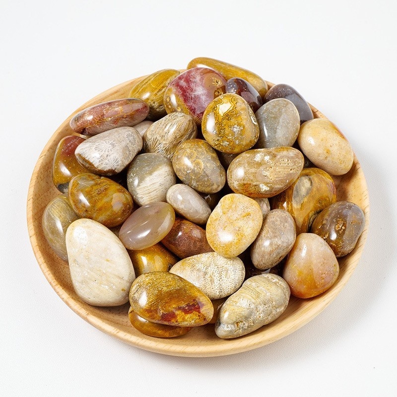 1PC 2-3CM Natural Crystal Quartz Amethyst Gravel Polished Healing Tumbled Gemstone Rolling Stone Specimen Reiki for Aquarium Decorate