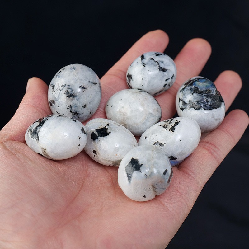 1PC 2-3CM Natural Crystal Quartz Amethyst Gravel Polished Healing Tumbled Gemstone Rolling Stone Specimen Reiki for Aquarium Decorate
