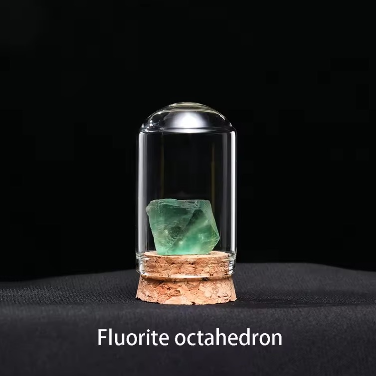 Natural Crystal Mineral Specimen Collection Bottle Rose Quartz Healthy Raw Stone Energy Quartz Home Decoration