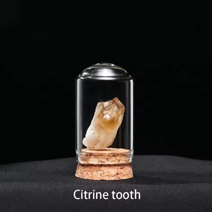 Natural Crystal Mineral Specimen Collection Bottle Rose Quartz Healthy Raw Stone Energy Quartz Home Decoration