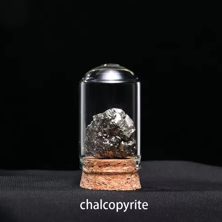 Natural Crystal Mineral Specimen Collection Bottle Rose Quartz Healthy Raw Stone Energy Quartz Home Decoration