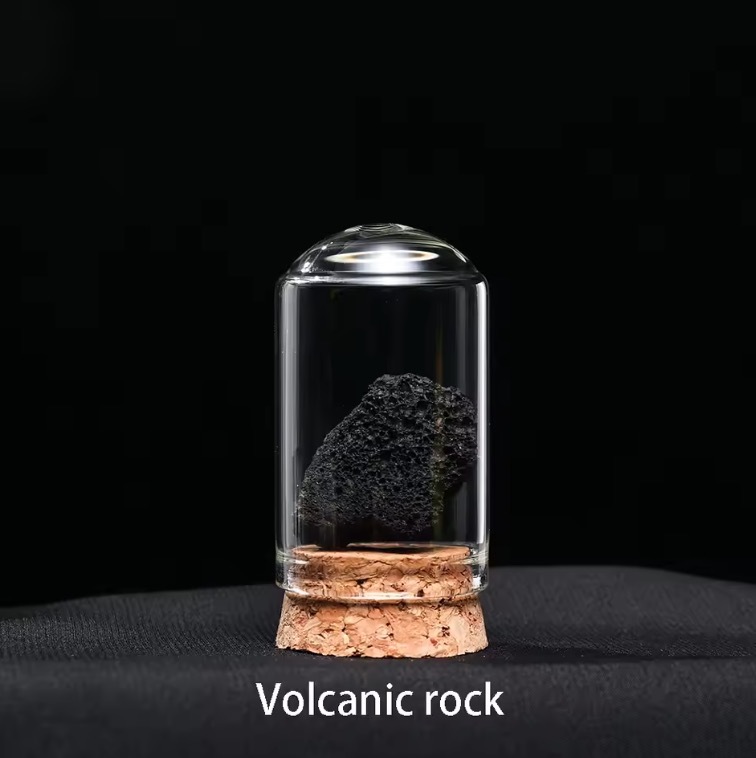 Natural Crystal Mineral Specimen Collection Bottle Rose Quartz Healthy Raw Stone Energy Quartz Home Decoration