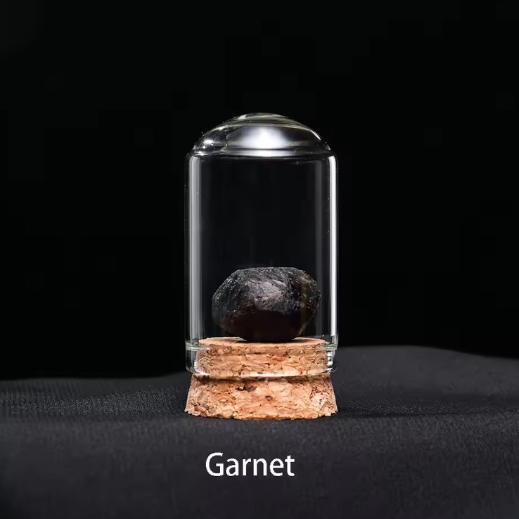 Natural Crystal Mineral Specimen Collection Bottle Rose Quartz Healthy Raw Stone Energy Quartz Home Decoration