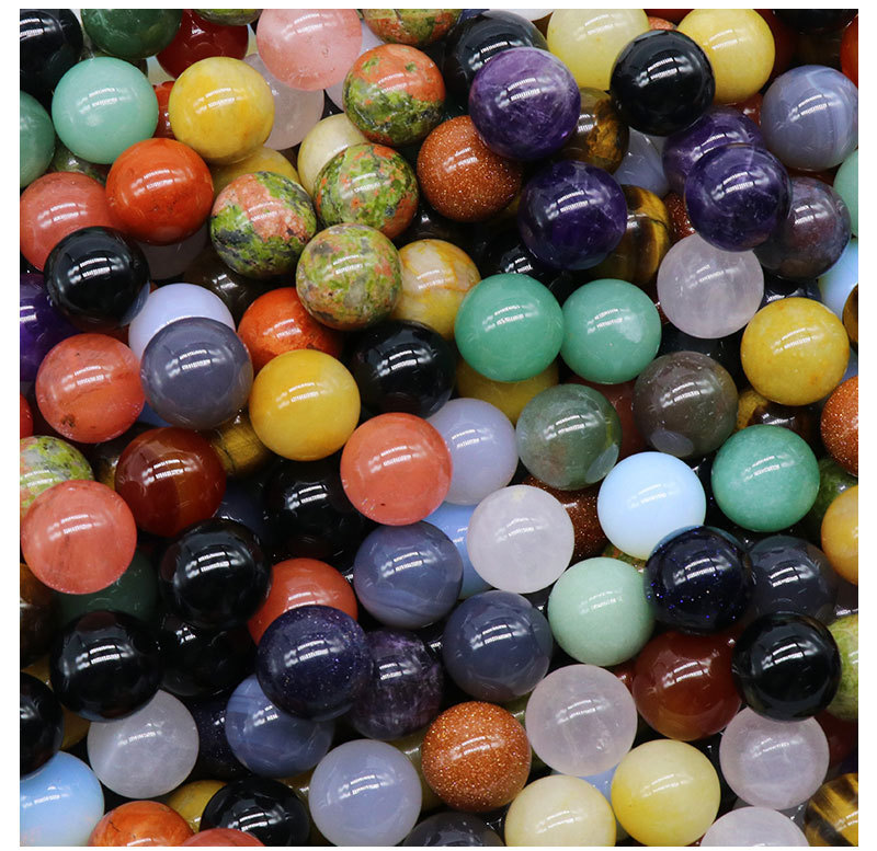 Non-porous-ball 16mm round ball natural amethyst agate diy non-porous stone round beads