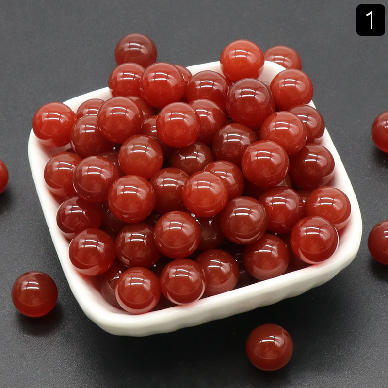 12MM round beads without holes natural stone crystal beads mini balls semi-precious stones diy stone jewelry materials
