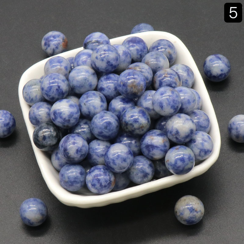 12MM round beads without holes natural stone crystal beads mini balls semi-precious stones diy stone jewelry materials