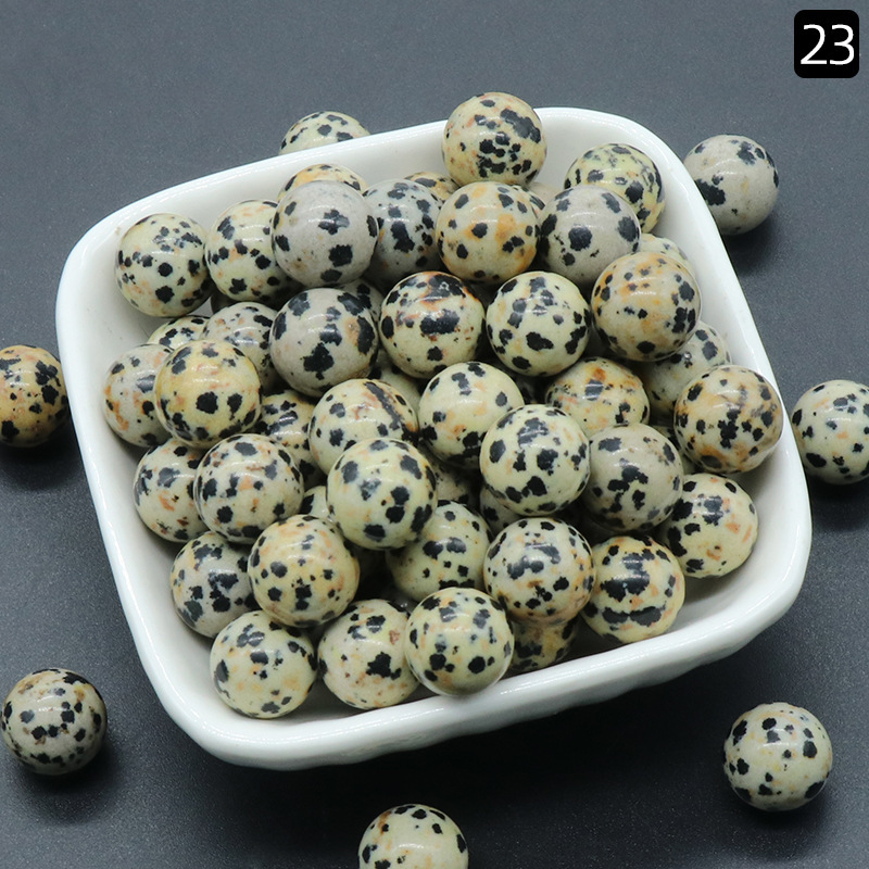 12MM round beads without holes natural stone crystal beads mini balls semi-precious stones diy stone jewelry materials