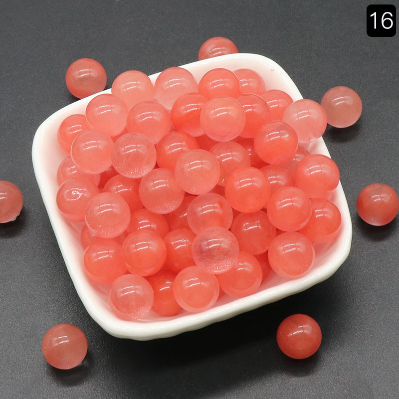 12MM round beads without holes natural stone crystal beads mini balls semi-precious stones diy stone jewelry materials