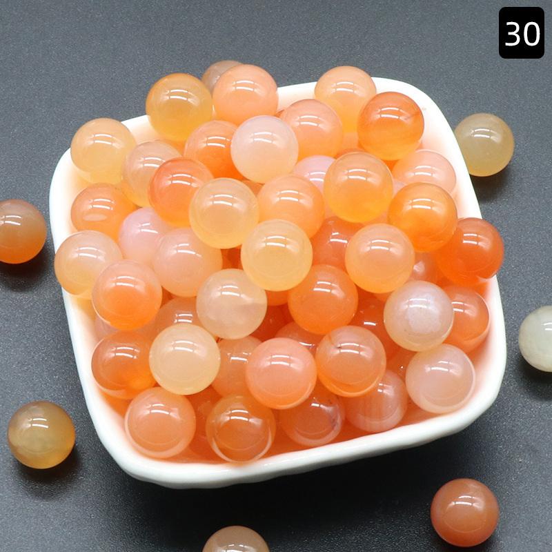 12MM round beads without holes natural stone crystal beads mini balls semi-precious stones diy stone jewelry materials