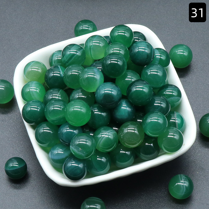 12MM round beads without holes natural stone crystal beads mini balls semi-precious stones diy stone jewelry materials