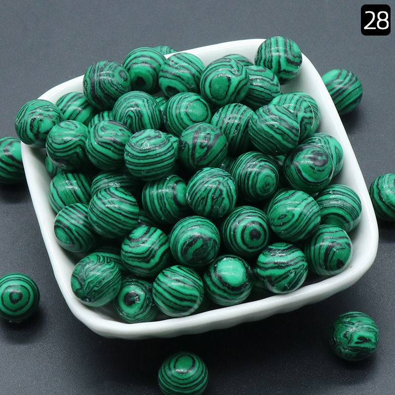 12MM round beads without holes natural stone crystal beads mini balls semi-precious stones diy stone jewelry materials