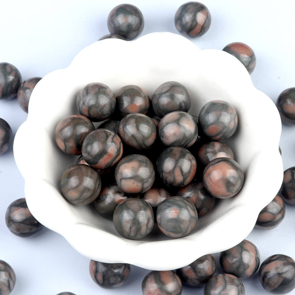Non-porous-ball 16mm round ball natural amethyst agate diy non-porous stone round beads