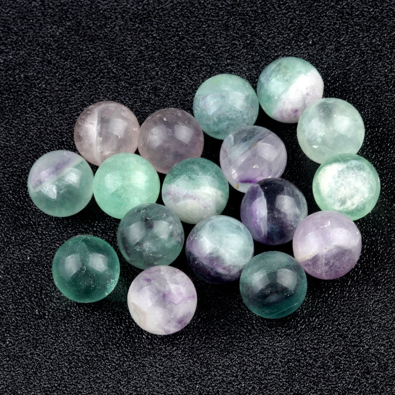 12MM round beads without holes natural stone crystal beads mini balls semi-precious stones diy stone jewelry materials