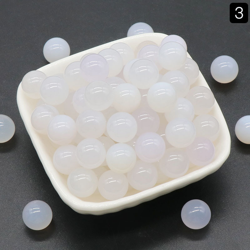 12MM round beads without holes natural stone crystal beads mini balls semi-precious stones diy stone jewelry materials