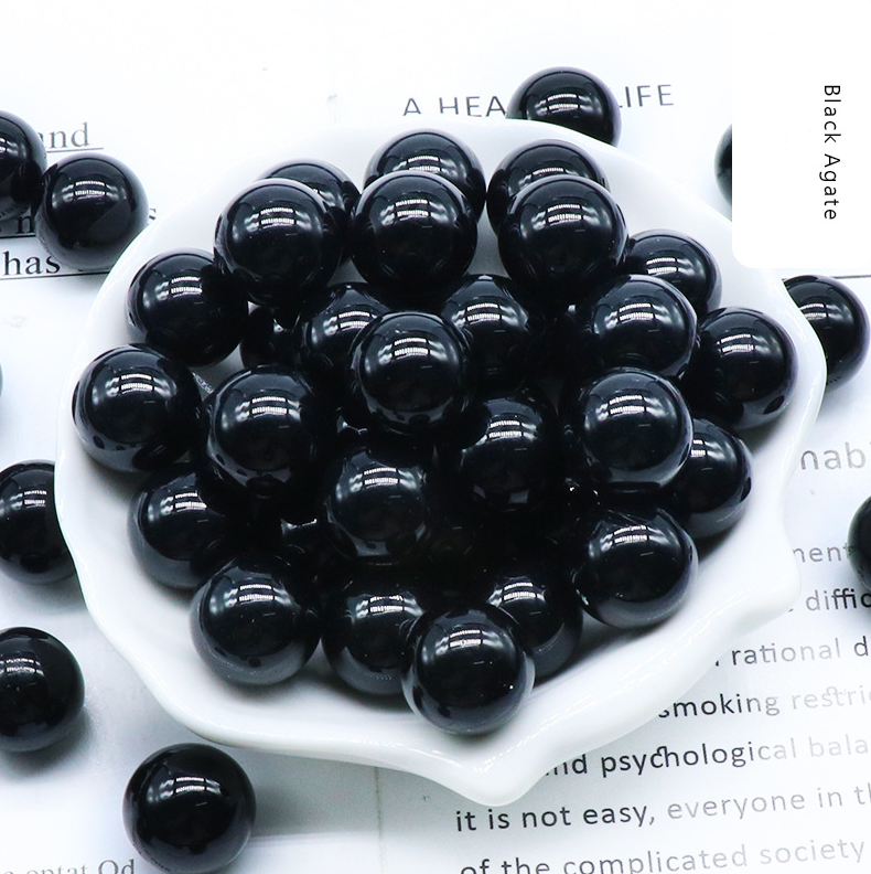 Non-porous-ball 16mm round ball natural amethyst agate diy non-porous stone round beads