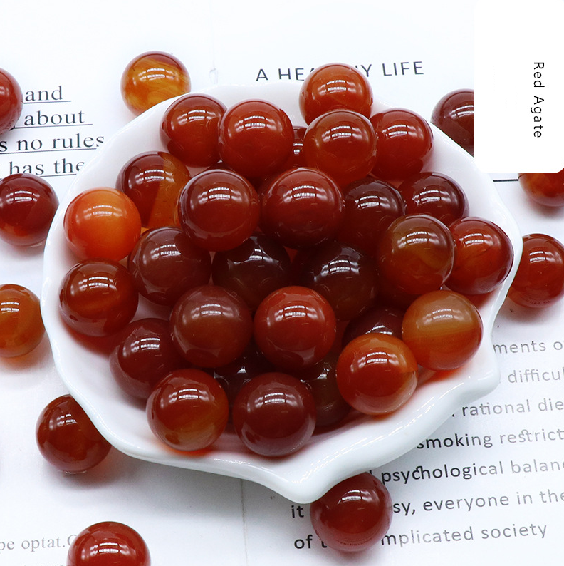 Non-porous-ball 16mm round ball natural amethyst agate diy non-porous stone round beads