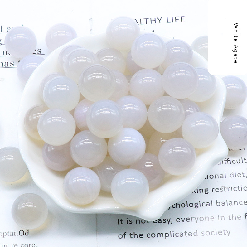 Non-porous-ball 16mm round ball natural amethyst agate diy non-porous stone round beads