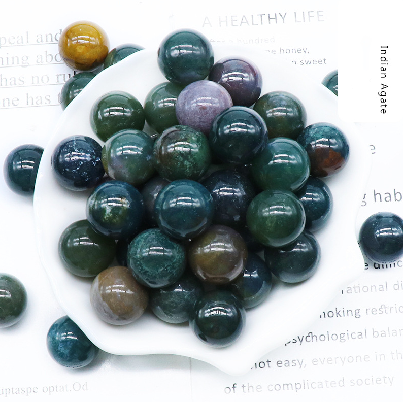 Non-porous-ball 16mm round ball natural amethyst agate diy non-porous stone round beads