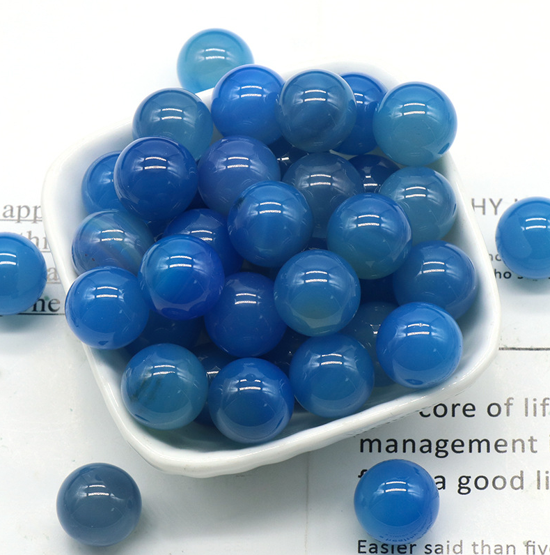 Non-porous-ball 16mm round ball natural amethyst agate diy non-porous stone round beads
