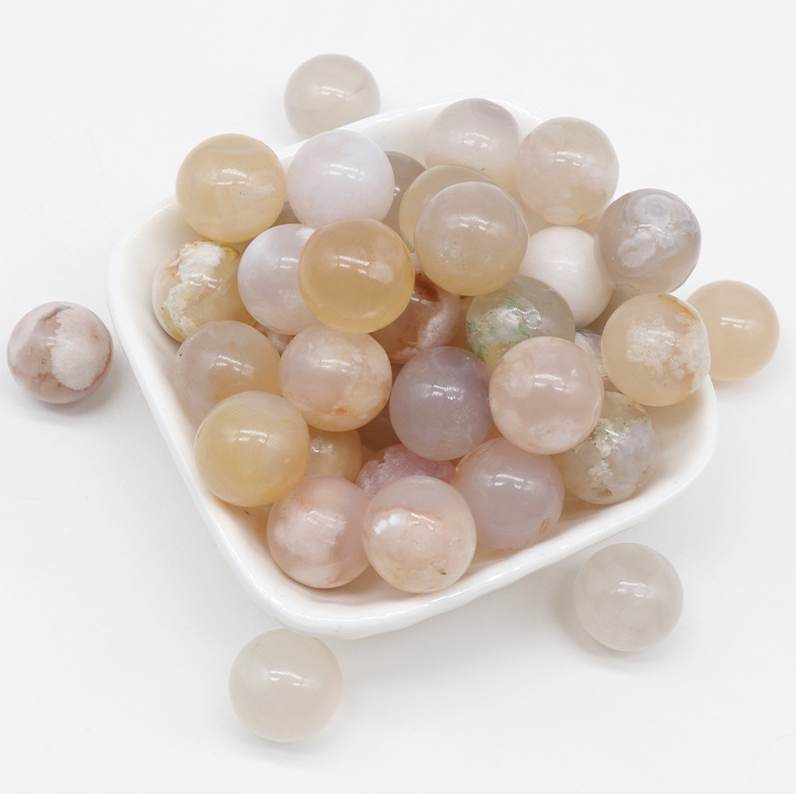 Non-porous-ball 16mm round ball natural amethyst agate diy non-porous stone round beads