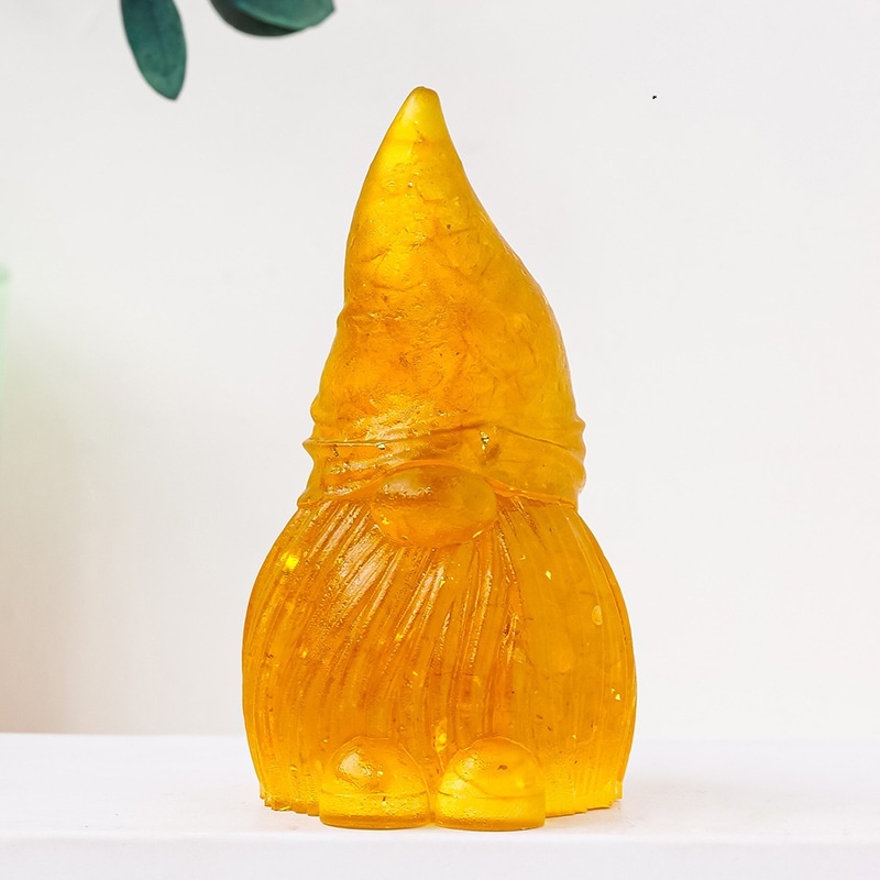 Natural crystal gravel dripping glue goblin elf resin crafts