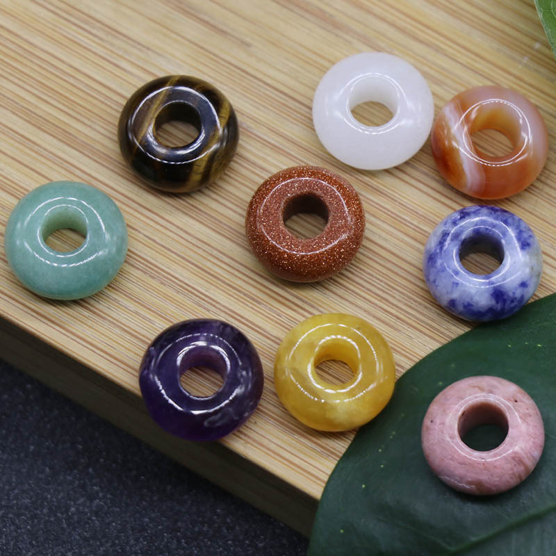 8*14mm crystal beads large hole beads wholesale DIY Panjia beads