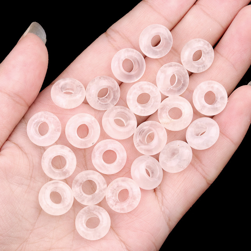 6x12mm hole 5mm large hole abacus beads natural stone large hole beads DIY